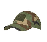 Helikon-Tex BBC Cap - PolyCotton Ripstop Woodland (CZ-BBC-PR-03)