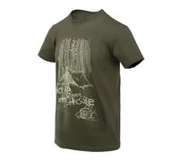 Helikon-Tex Camiseta de algodón Home Sweet Home en verde - L, verde
