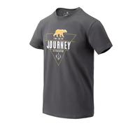 Helikon-Tex Camiseta de algodón Journey to Perfection, gris ceniza, gris, L
