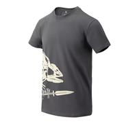 Helikon-Tex Camiseta (esqueleto de cuerpo completo), Gris sombra, XXX-Large