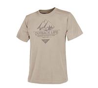 Helikon-Tex Camiseta (Outback Life) - Caqui, Colores lisos., medium