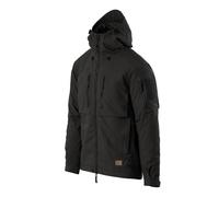 Helikon-Tex Chaqueta táctica de invierno Yukon para hombre - Chaqueta de invierno resistente Bushcraft - Aislamiento Climashield - 8 bolsillos, Gris Ash Grey Black A, L