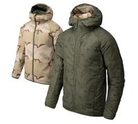 Helikon-Tex Chaqueta reversible con capucha Wolfhound® - Windpack, Camoflage Desert Night Camo/Us Desert, XXL