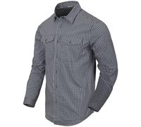 Helikon-Tex Covert Concealed Carry Camisa Hombres Táctico Phantom Grey Checkered