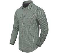 Helikon-Tex Covert Concealed Carry Camisa Hombres Táctico Savage Green Checkered
