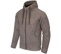 Helikon-Tex Covert Sudadera Capucha Táctica Full Zip Seguridad Melange Light Tan