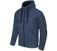 Helikon-Tex Covert Sudadera Con Capucha Táctica Full Zip Hombre Melange Azul
