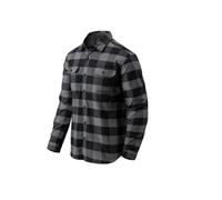 Helikon-Tex GreyMan - Camisa a cuadros gris, Cuadros gris verdadero, L/Regular