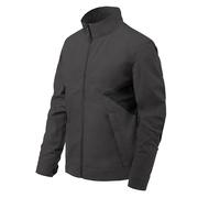 Helikon-Tex Greyman Urban Line - Chaqueta para hombre, chaqueta, chaqueta, 5 bolsillos, cremallera, abrigos chaquetas, chaquetas de primavera, chaqueta bombardero, gris ceniza y negro, S