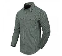 Helikon-Tex Hombre Covert Concealed Carry Camisa Savage Green Checkered tamaño M