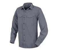 Helikon-Tex Hombre Defender Mk2 Gentleman Camisa Manga Larga Melange Azul tamaño M