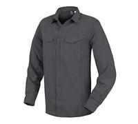 Helikon-Tex Hombre Defender Mk2 Gentleman Camisa Manga Larga Melange Negro-Gris tamaño L