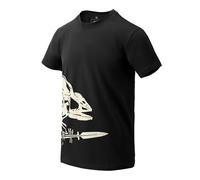 Helikon-Tex Hombre Full Body Skeleton T-Shirt Negro tamaño S