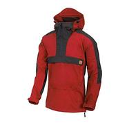 Helikon-Tex Hombre Woodsman Anorak Chaqueta Crimson Sky / Ash Grey tamaño M (EU) / S (US)