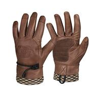 Helikon-Tex Guantes Woodcrafter RK-WCT-LE-30 Dedo completo Protector vacuno US Marrón