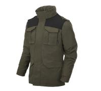 HELIKON TEX® M65 Covert Contractor JACKET® DuraCanvas - Taiga Green / Black A