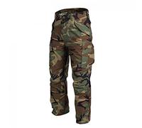 Helikon-Tex M65 - Pantalones militares militares para exteriores de NyCo Sateen, US Woodland