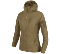 Helikon-Tex Mujeres Wolfhound Capucha Chaqueta Climashield Ligero YKK Coyote