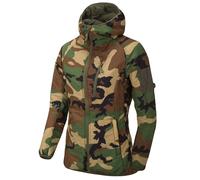 Helikon-Tex Mujeres Wolfhound Capucha Chaqueta Climashield US Woodland Camo