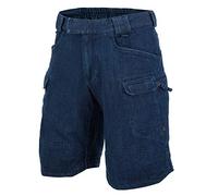 Helikon-Tex Pantalones cortos tácticos para hombre, para uso militar, senderismo y caza, Azul marino, Medium