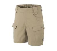 Helikon-Tex Pantalones cortos tácticos urbanos de 6 pulgadas para hombre, ligeros, transpirables, para militares, policía, senderismo y caza, Caqui, XXX-Large