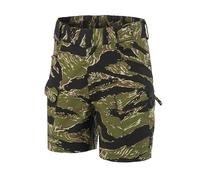 Helikon-Tex Pantalones cortos tácticos urbanos de 6 pulgadas para hombre, ligeros, transpirables, para militares, policía, senderismo y caza, Tiger Stripe, 30W x 6L