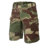 Helikon-Tex Pantalones cortos tácticos urbanos/exteriores para hombre, pantalones cortos cargo ligeros para táctica, militar, policía, senderismo, caza, Camuflaje rodesio, 36W x 11L