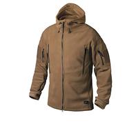 Helikon-Tex Patriot - Chaqueta de forro polar doble, Hombre, Marrón, XS/Regular