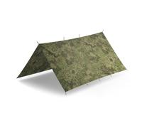 Helikon-Tex SUPERTARP - Lona de poliéster de 3 x 3 m, Dos Fundas Incluidas, Resistente al Agua, 19 Puntos de fijación, 840 g, Multicolor