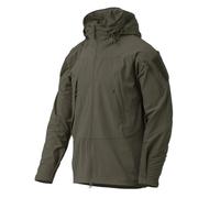 Helikon-Tex TROOPER Jacket MK2 - Chaqueta impermeable con capucha, Taiga Verde, Large