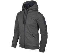 Helikon-Tex Urban Sudadera Con Capucha Táctica Full Zip Hombre Melange NegroGris