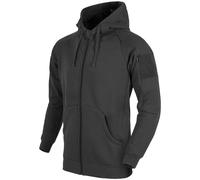 Helikon-Tex Urban Tactical Hoodie Lite Full Zip Hombres Chaqueta Táctico Negro