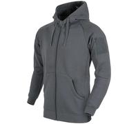 Helikon-Tex Urban Tactical Hoodie Lite Full Zip Táctico Hombres Chaqueta Gris