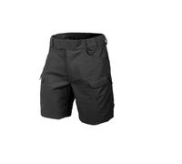 Helikon-Tex UTS (Urban Tactical Shorts) 8.5 - Pantalones cortos de polialgodón elástico Ripstop para hombre, Negro, Small