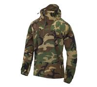 Helikon-Tex WINDRUNNER Windshirt, US Woodland Camo, chaqueta impermeable con capucha