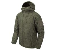 Helikon-Tex Wolfhound Climashield - Chaqueta con capucha, diseño de camuflaje, verde, XXL