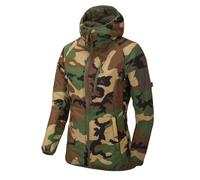 Helikon-Tex Mujeres Wolfhound Capucha Chaqueta Climashield US Woodland Camo