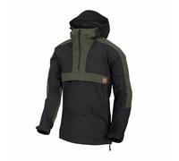 HELIKON TEX® WOODSMAN Camping al aire libre Lona BUSHCRAFT ANORAK - Negro / T...