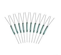 Helilyco 10 interruptores de láminas de vidrio SPDT de 3 pines N/O N/C, configuración de 2,5 x 14 mm, 60 V CA CC 4 W, diseño compacto para proyectos de automatización
