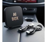Helilyco 13 Adaptador inalámbrico para CarPlay, caja de 2 GB + 16 GB con cable para CarPlay, 50 señales estables, listo para proyección de espejo