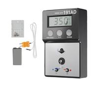 Helilyco 191AD - Medidor de temperatura de soldador con termopar tipo K, termómetro digital de punta 0-800 grados para estación de soldadura, pantalla LCD, para apagado automático con