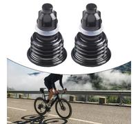 Helilyco 2 tornillos de purga de freno de bicicleta con junta tórica para Magura MT2 MT4 MT5 MT7 MT8, pernos negros y negros