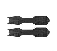 Helilyco 2PCS Bike Chain Stay Protector, MTB Frame Armor Sticker for Down Tube, Silicone Frame Guard Stickers(C)
