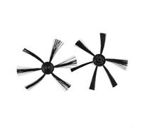 Helilyco 4 cepillos laterales redondos para aspiradora robótica Severin RB7025, unidades de cepillo lateral giratorio para recogida de suciedad en el suelo