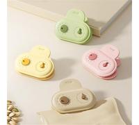 Helilyco 5 clips magnéticos para nevera para seguimiento de fechas y almacenamiento de bolsas de aperitivos, clip magnético para refrigerador con fuerte sujeción y agarre antideslizante, mezcla de