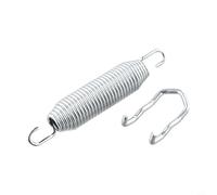 Helilyco 607616 Muelle tensor de cubierta para estafador para tablero para fastrak, sustituye a 122388 604291, pieza de cortacésped de metal de 169 mm