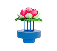 Helilyco Accesorio humidificador atomizador de rocalla artificial con diseño de flotador de agua profunda para hacer niebla de fuente de estanque, construcción de plástico y metal (B azul)