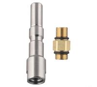 Helilyco Adaptador de espuma para lavadora a presión, dispensador de jabón de metal, accesorio de lanza para Nilfisk Kew Alto, pieza de repuesto de herramienta de limpieza de jardín