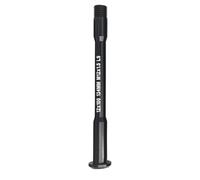 Helilyco Aleación de aluminio para bicicleta con eje pasante carretera y montaña para bicicleta, acero inoxidable seguro para arandela, componente ligero de rueda delantera o trasera