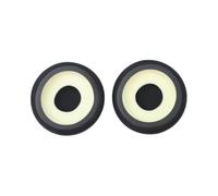 Helilyco Almohadillas de repuesto para auriculares Jabra Evolve 20 20SE 30 30II 40 65 65+, almohadillas de espuma viscoelástica de cuero de proteína transpirable, color azul